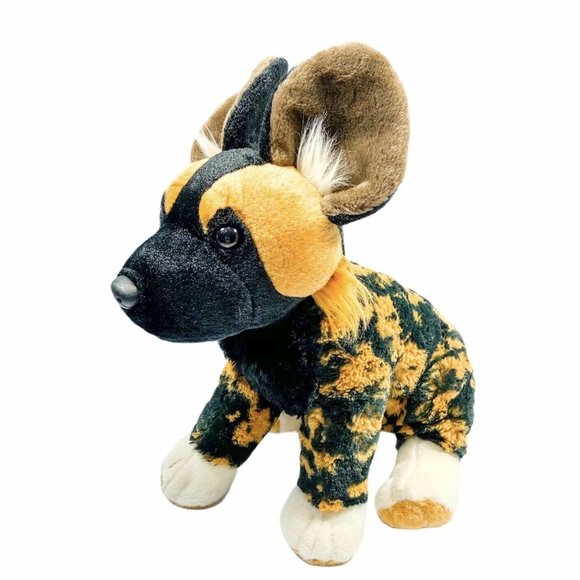 african wild dog stuffed animal